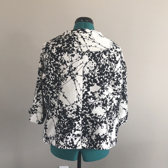 Dress jacket. Black and white - Picture 2 of 7